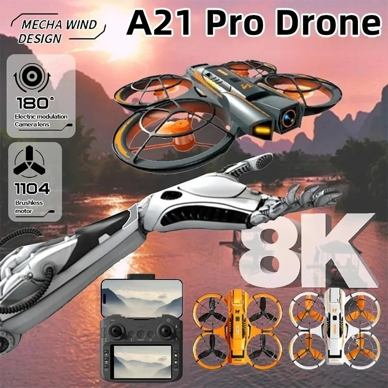Drone Photogrammetry - Оригинальный дрон A21 Pro 4K Professional