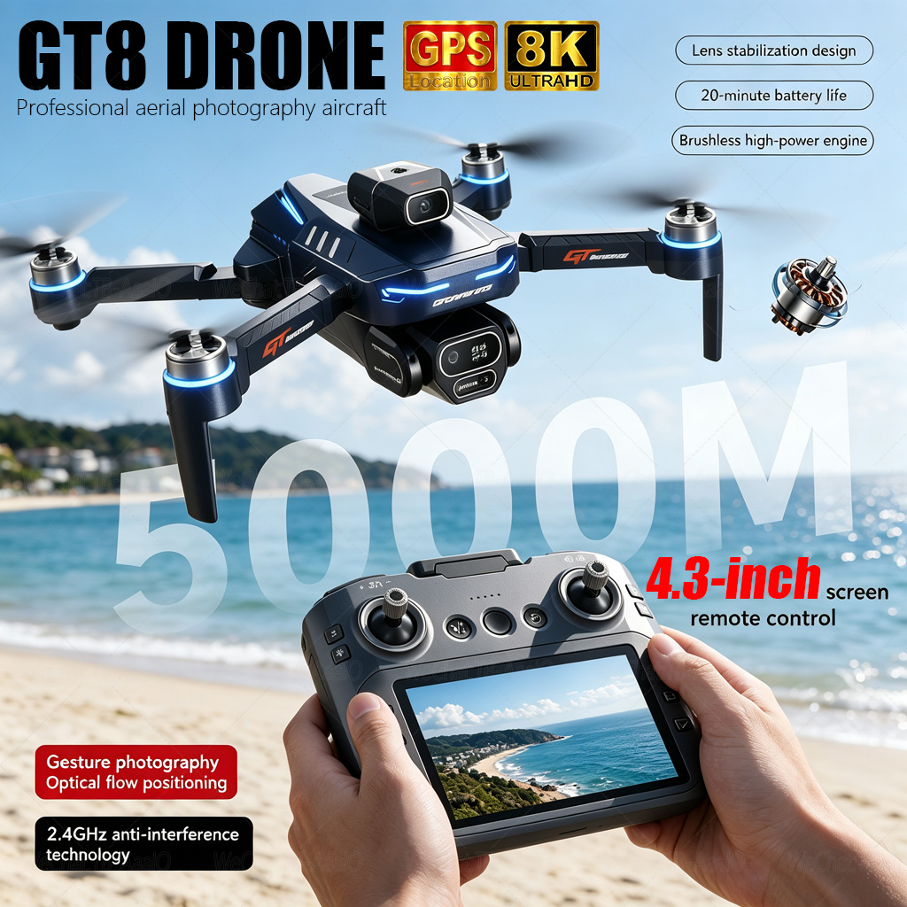 Drone Mapping - НОВЫЙ Дрон GT8 HD RC с