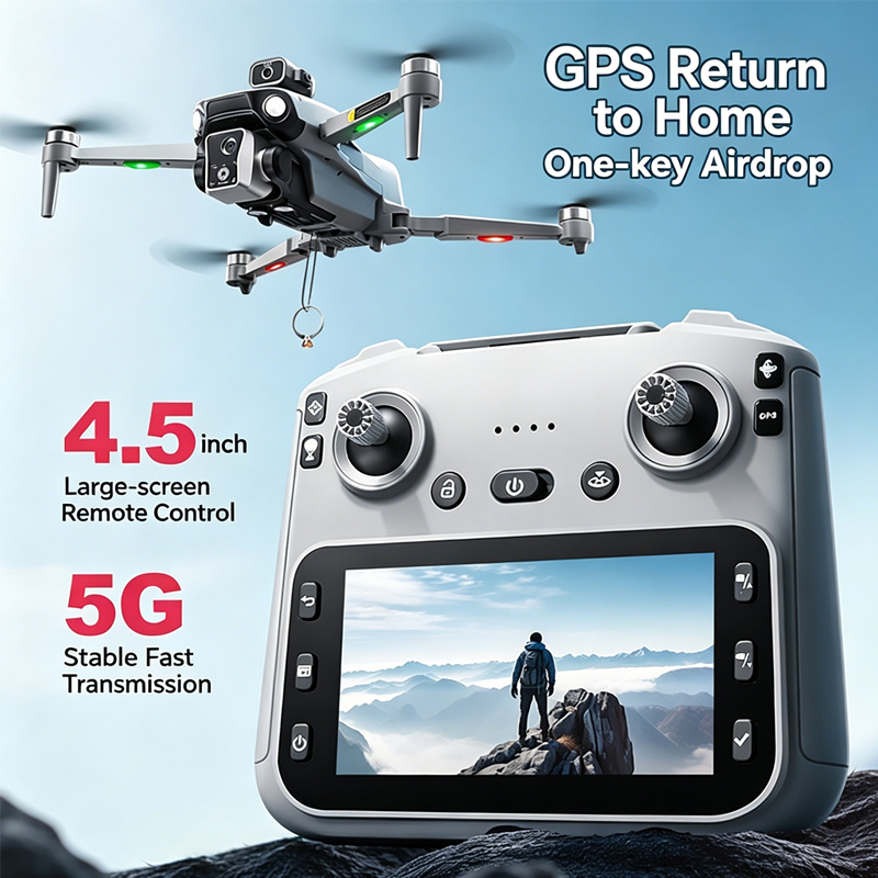 Drone Photogrammetry - Дрон K19 MAX GPS с профессиональной