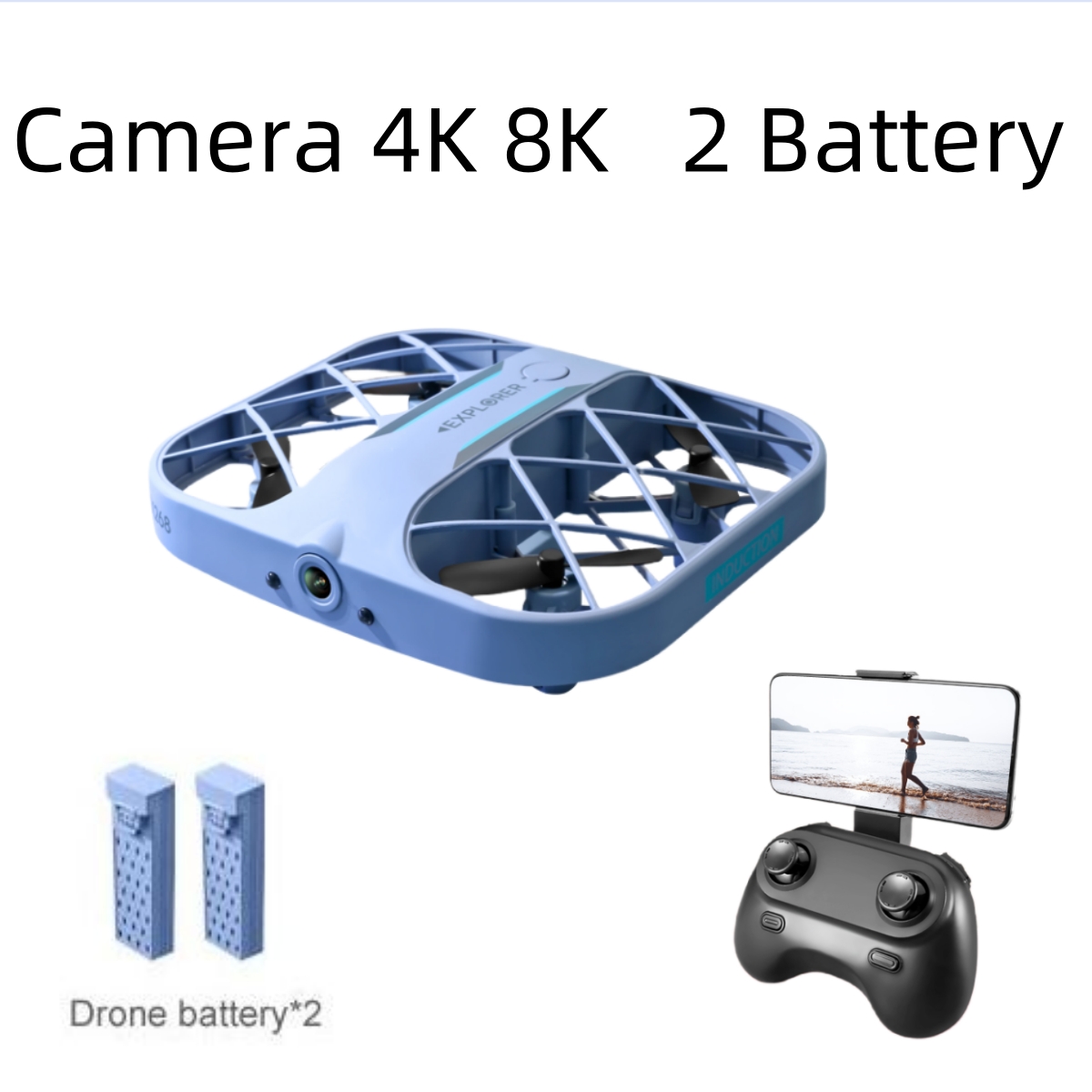 Drone Lidar - JJRC H107 FPV RC дрон с