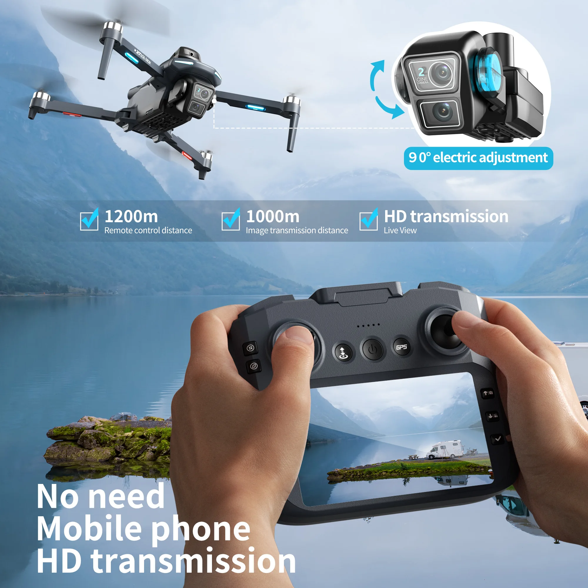 Оригинальный дрон XT606 MAX с  – обзор и цена Drone Photogrammetry