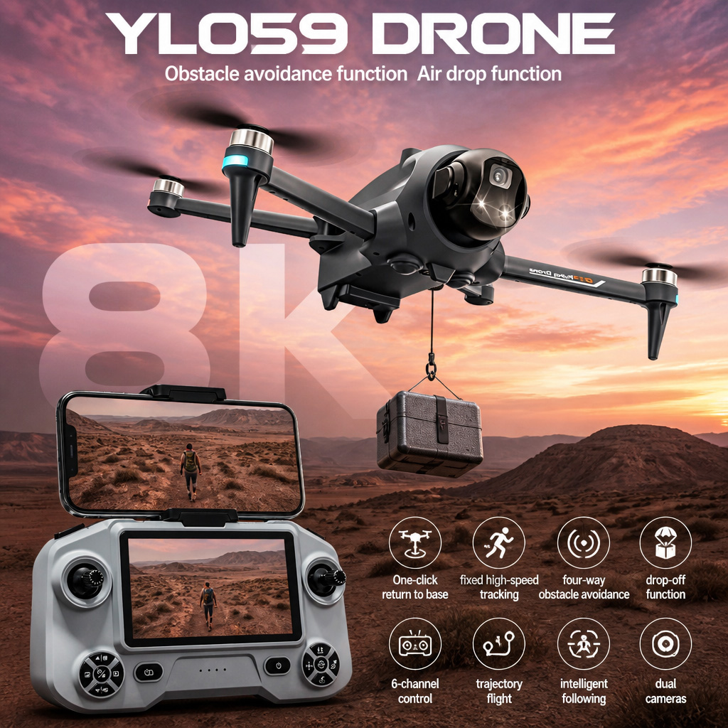 НОВЫЙ Дрон YL059 с GPS, автома – обзор и цена Drone Mapping